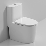 K8089 - Bồn cầu liền khối ghi trắng, men nano tuyết chống bám dính, bộ xả cao cấp, nước xả mạnh và êm.