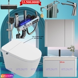 KANAX39 - Combo phòng tắm, bồn cầu thông minh, tủ chậu nhựa, sen cây bàn phím...