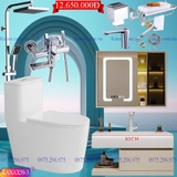 KANAX59 - Combo trọn bộ phòng tắm cao cấp