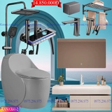 KANAX61 - Combo trọn bộ phòng tắm cao cấp, tủ chậu nhựa