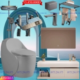 KANAX61 - Combo trọn bộ phòng tắm cao cấp, tủ chậu nhựa
