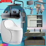 KANAX66B - Combo trọn bộ phòng tắm cao cấp