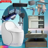 KANAX66A - Combo trọn bộ phòng tắm cao cấp