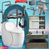 KANAX66A - Combo trọn bộ phòng tắm cao cấp