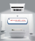 TLC-SAL-30×30 - Máy sưởi nhà tắm chức năng 5in1 - Sưởi ấm, hút mùi, thông gió, quạt mát, sấy khô, diệt khuẩn, chiếu sáng