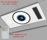 S121 - Máy sưởi nhà tắm chức năng 6in1 - Sưởi ấm, hút mùi, thông gió, quạt mát, sấy khô, chiếu sáng