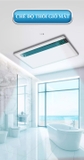 S122 - Máy sưởi nhà tắm chức năng 6in1 - Sưởi ấm, hút mùi, thông gió, quạt mát, sấy khô, diệt khuẩn, chiếu sáng