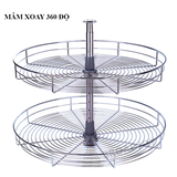 MX100 - Mâm xoay toàn phần Inox bóng cao cấp sợi tròn đường kính 715mm