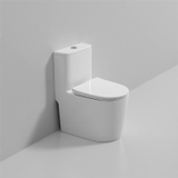 K8089 - Bồn cầu liền khối ghi trắng, men nano tuyết chống bám dính, bộ xả cao cấp, nước xả mạnh và êm.