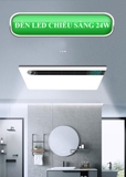S122 - Máy sưởi nhà tắm chức năng 6in1 - Sưởi ấm, hút mùi, thông gió, quạt mát, sấy khô, diệt khuẩn, chiếu sáng