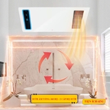 S128 - Máy sưởi nhà tắm chức năng 6in1 - Sưởi ấm, hút mùi, thông gió, quạt mát, sấy khô, chiếu sáng