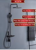SC3370 - Sen cây nhiệt độ bàn phím màu đen cao cấp