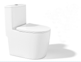 K8089 - Bồn cầu liền khối ghi trắng, men nano tuyết chống bám dính, bộ xả cao cấp, nước xả mạnh và êm.