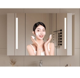 TC2023 - Tủ chậu khe sáng, mặt chậu sứ liền mép cao cấp