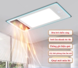 S107 - Máy sưởi nhà tắm chức năng 6in1 - Sưởi ấm, hút mùi, thông gió, quạt mát, sấy khô, chiếu sáng