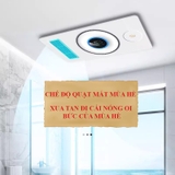 S121 - Máy sưởi nhà tắm chức năng 6in1 - Sưởi ấm, hút mùi, thông gió, quạt mát, sấy khô, chiếu sáng