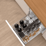 GV01 - Kệ gia vị nan dẹt Inox bóng cao cấp