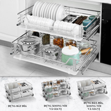 GT02 - Kệ bát đĩa cố định nan dẹt nắp thùng cánh