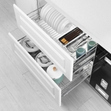 GT02 - Kệ bát đĩa cố định nan dẹt nắp thùng cánh