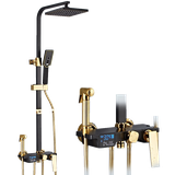 LX02 - Combo phòng tắm đen vàng cao cấp Luxury02