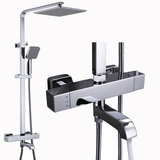 CB16 - Combo trọn bộ phòng tắm, bồn cầu liền khối, bàn đá đơn chậu nổi, sen cây nhiệt độ..
