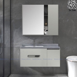 TC106 - Tủ chậu phòng tắm mặt đá , chậu liền mép cao cấp
