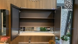TC106 - Tủ chậu phòng tắm mặt đá , chậu liền mép cao cấp