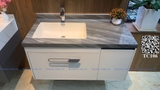 TC106 - Tủ chậu phòng tắm mặt đá , chậu liền mép cao cấp