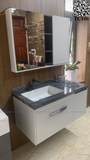 TC106 - Tủ chậu phòng tắm mặt đá , chậu liền mép cao cấp