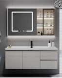 TC110 - Tủ chậu nhựa cao cấp, tủ gương led thông minh