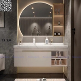 TC134 - Tủ chậu nhựa cao cấp. KT: 50x100cm