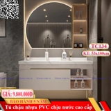 TC134 - Tủ chậu nhựa cao cấp. KT: 50x100cm