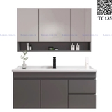 TC135 - Tủ chậu nhựa cao cấp. KT: 48x100cm
