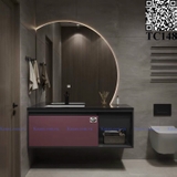 TC148 - Tủ chậu nhựa cao cấp. KT: 50x90cm