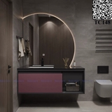 TC148 - Tủ chậu nhựa cao cấp. KT: 50x90cm