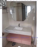 TC183 - Tủ chậu màu hồng cao cấp