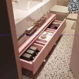 TC183 - Tủ chậu màu hồng cao cấp