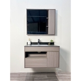 TỦ CHẬU NHỰA MẶT ĐÁ CHỐNG XƯỚC, CHẬU SỨ ÂM TC2069