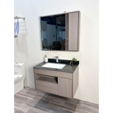 TỦ CHẬU NHỰA MẶT ĐÁ CHỐNG XƯỚC, CHẬU SỨ ÂM TC2069
