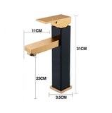 LUXURY32 - Combo phòng tắm bồn cầu hoa văn đen vàng, bàn đá 1 tầng chậu sứ hoa văn...