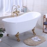 KB709 - Bồn tắm ngâm cao cấp, chất liệu Acrylic. Kích thước: 1600 x 800 x 760 (mm). Tặng kèm kệ gỗ