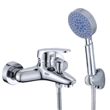 KANAX32 - Combo trọn bộ phòng tắm, bồn cầu liền khối,  chậu sứ treo liền khối, sen tắm thường...