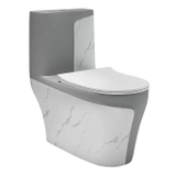 BỒN CẦU LIỀN KHỐI GHI TRẮNG VÂN ĐÁ KA9007