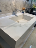 NT101 - Bàn đá nhân tạo liền khối chống xước cao cấp(Chưa bao gồm vòi và gương)