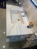 NT101 - Bàn đá nhân tạo liền khối chống xước cao cấp(Chưa bao gồm vòi và gương)