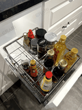GV01 - Kệ gia vị nan dẹt Inox bóng cao cấp