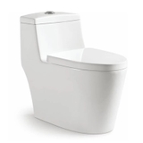 KA6031 - Bồn cầu liền khối trắng, men nano chống bám dính, nắp UF chông xước, bộ xả cao cấp, nước xả mạnh và êm.