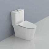 STAR03 - Combo phòng tắm cao cấp. Bồn cầu liền khối nắp UF chống xước, bàn đá 2 tầng nâu vân mây.