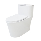 STAR01 -  Bồn cầu liền khối nắp UF chống xước, bàn đá phiến chậu liền mép