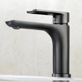 LUXURY16 - Combo phòng tắm cao cấp . Bồn cầu trứng liền khối nắp UF chống xước, bàn đá 2 tầng đen vân mây.